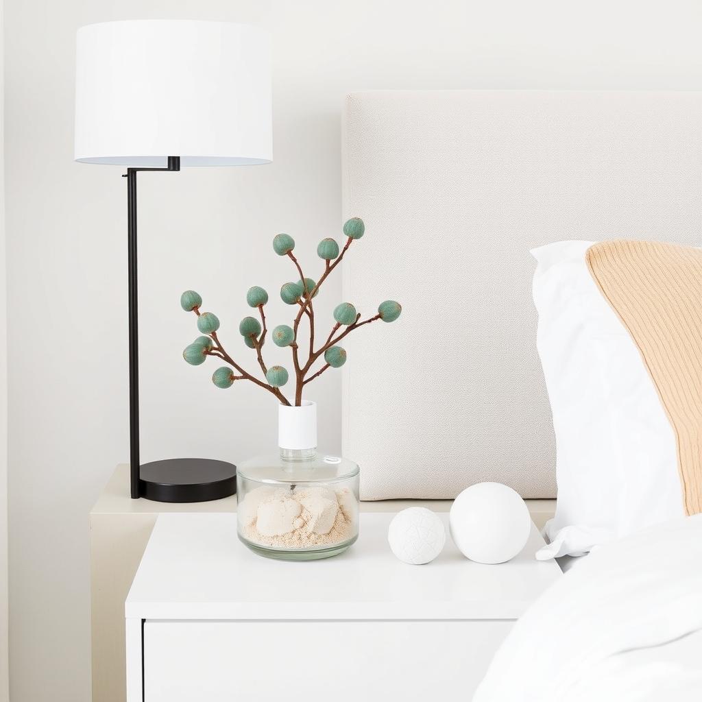 Contemporary Australian bedside table styling