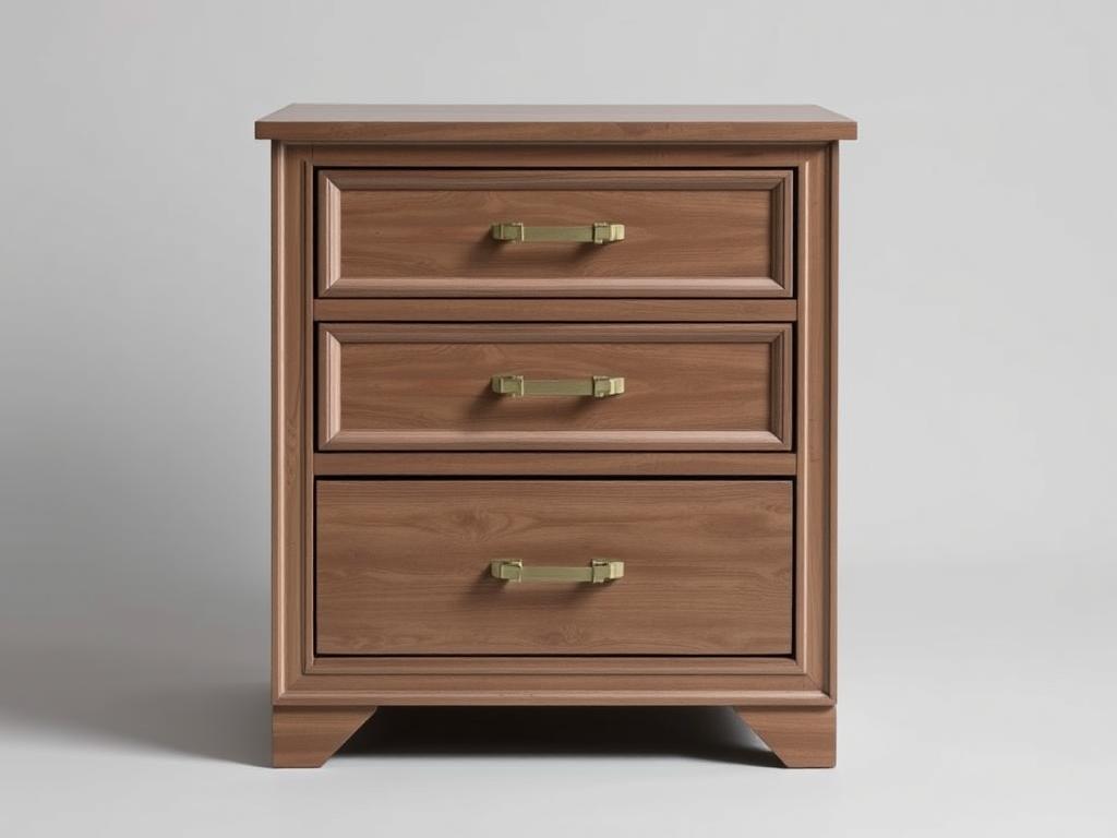 Florida Bedside 3 Drawers Table