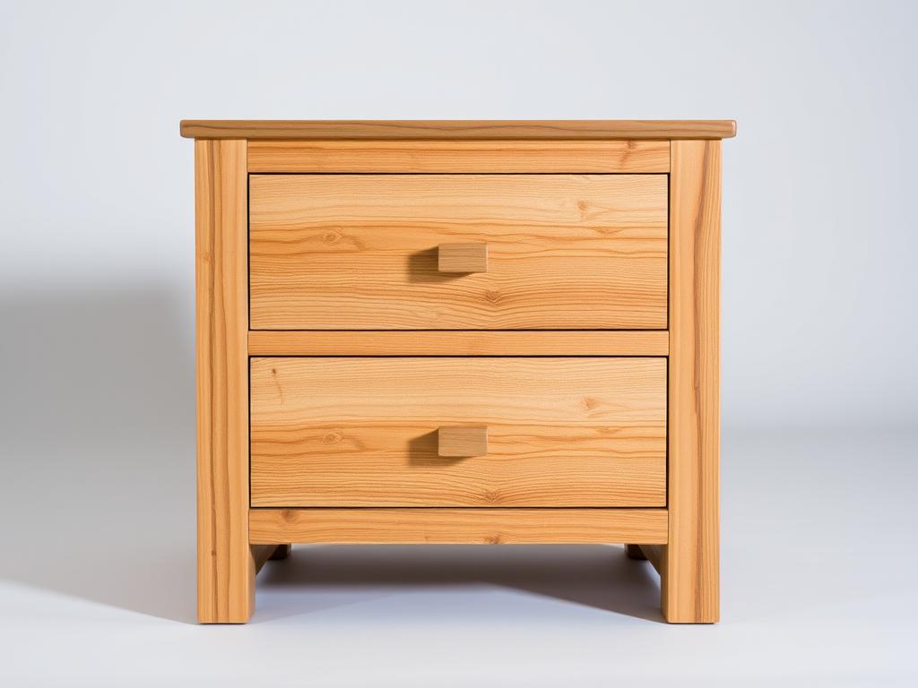 Perisher 2-Drawer Messmate Timber Bedside Table