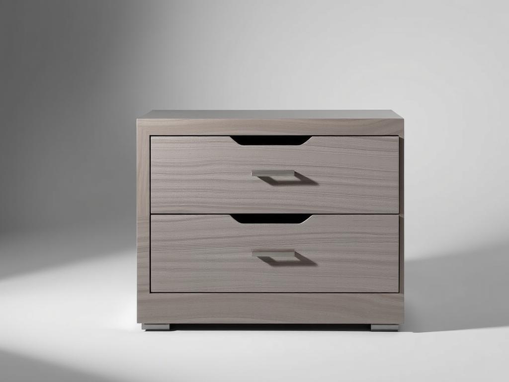 Sedona Bedside 2 Drawers in Grey Stone